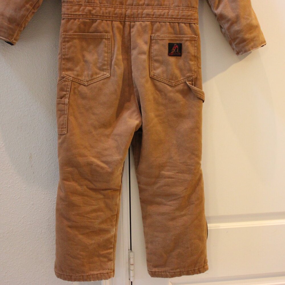 FIVE BROTHERS kids Work Coveralls QUILT LINED Size Medium - Picture 8 of 9